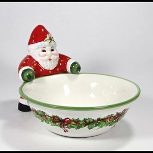 Christopher Radko Santa Candy Bowl